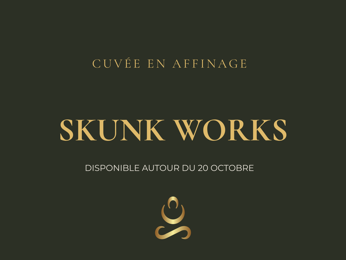Fleur de CBD bio Skunk en cours d'affinage - Cuvée 2026 Aum Sativa cultivée en Outdoor en Lozère zéro presticides zone naturelle